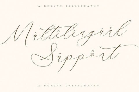 Waltney Flores - Beauty Calligraphy Font Storytype Studio 