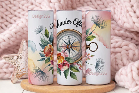 Wander Often 20oz Tumbler Design Sublimation DesignSVG 