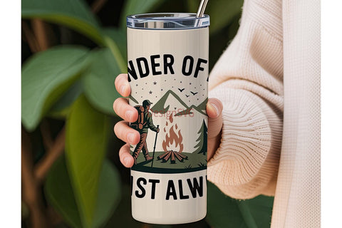 Wander Often Roast Always 20oz Tumbler Sublimation DesignSVG 