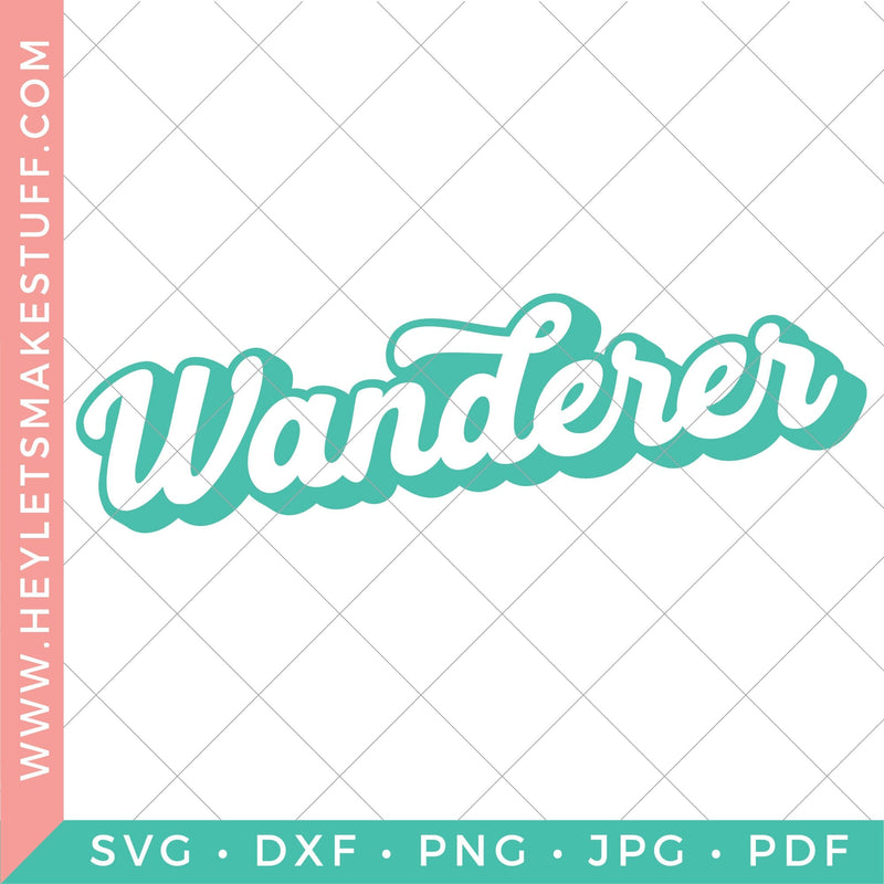 Wanderer Retro SVG SVG Hey Let's Make Stuff 