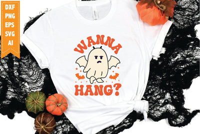 Wanna hang Svg, Halloween Svg, Funny Ghost Svg SVG shah alam 