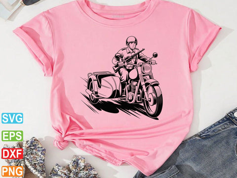 War Motorcycle SVG, War Clipart, Motorcycle Cut Files SVG Creativeart88 