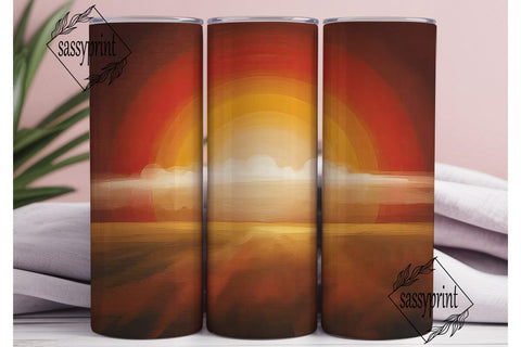 Warm Autumn Hues 20oz Tumbler Wrap Sublimation sassyprint 