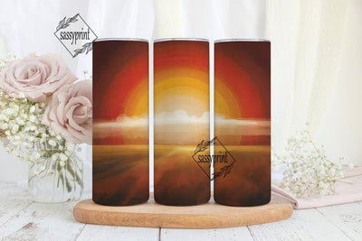 Warm Autumn Hues 20oz Tumbler Wrap Sublimation sassyprint 