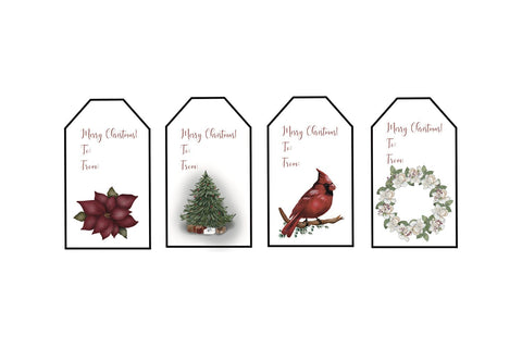 Warm Christmas Wishes Card/Project Creator JPG PNG Sublimation Willow Paige Farms 