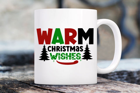 Warm christmas wishes SVG Design SVG Regulrcrative 