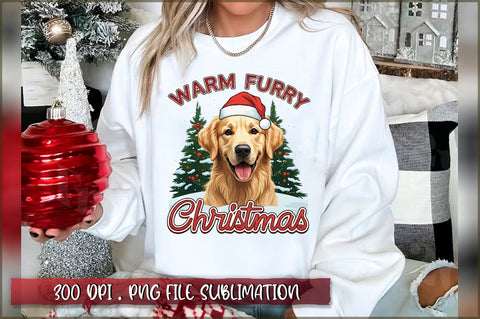 Warm furry christmas Sublimation Sublimation Shetara Begum 