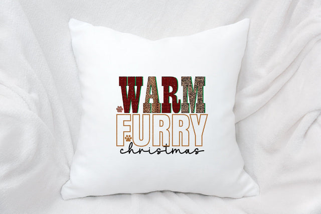 Warm Furry Christmas Sublimation SVGArt 