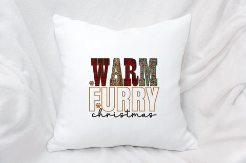 Warm Furry Christmas Sublimation SVGArt 