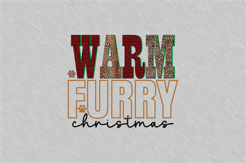 Warm Furry Christmas Sublimation SVGArt 