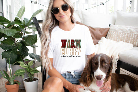 Warm Furry Christmas Sublimation SVGArt 