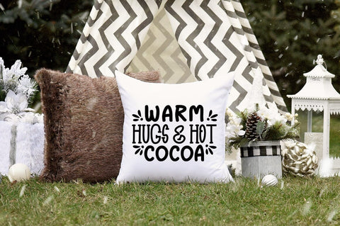 Warm hugs & hot cocoa SVG Design SVG Designangry 