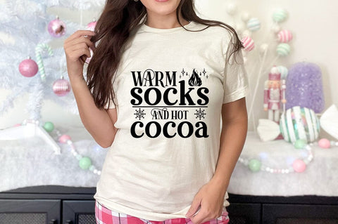 Warm Socks And Hot Cocoa SVG Design SVG Designangry 