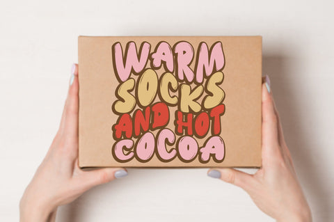 warm socks and hot cocoa SVG orpitasn 