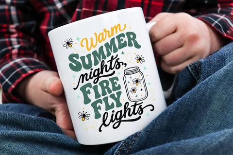 Warm Summer Nights SVG – Firefly Lights Cricut File SVG Pickled Thistle Creative 
