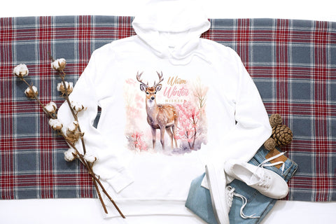 Warm Winter Wishes PNG Sublimation Sublimation CraftLabSVG 