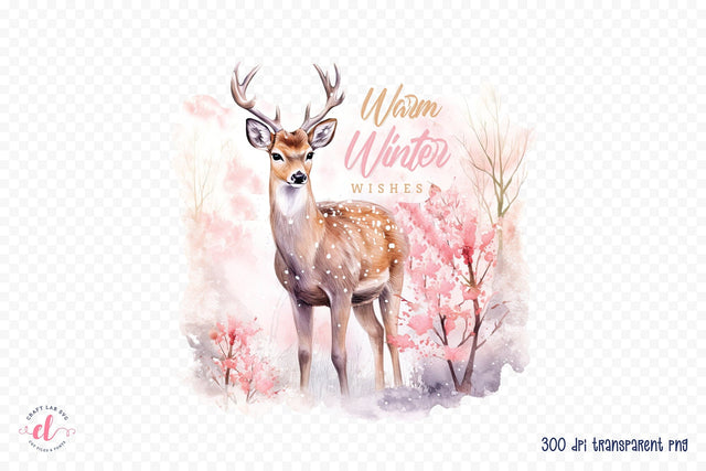 Warm Winter Wishes PNG Sublimation Sublimation CraftLabSVG 