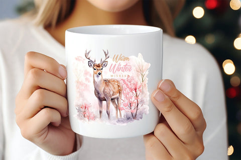 Warm Winter Wishes PNG Sublimation Sublimation CraftLabSVG 