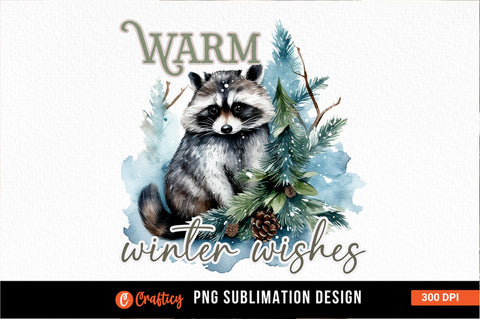 Warm winter wishes Sublimation Sublimation Designangry 