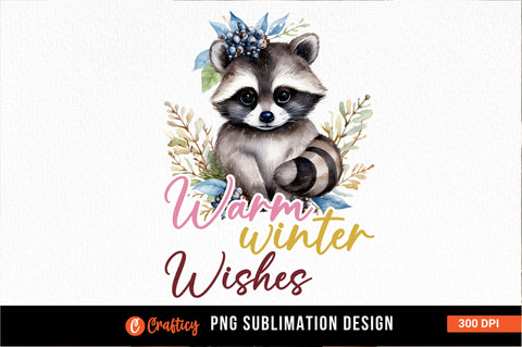 Warm winter wishes Sublimation Sublimation Designangry 