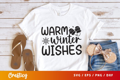 Warm Winter Wishes Svg Design SVG Designangry 