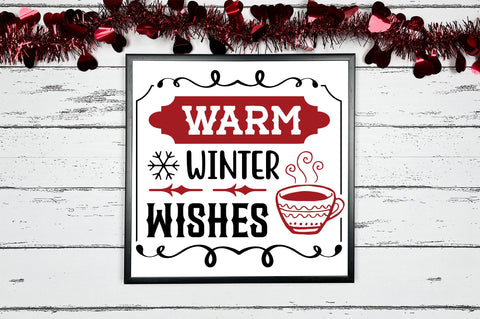 Warm winter wishes svg design SVG Regulrcrative 
