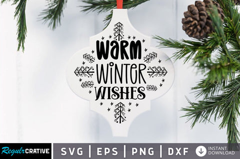 Warm winter wishes SVG Design SVG Regulrcrative 