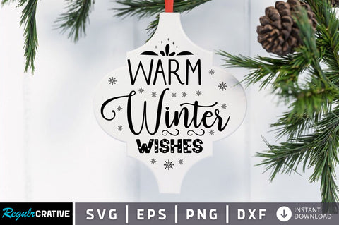 Warm winter wishes SVG Design SVG Regulrcrative 