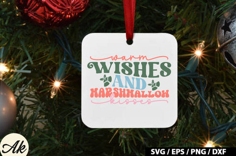 Warm wishes and marshmallow kisses Retro SVG SVG akazaddesign 