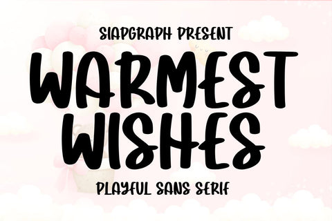 Warmest Wishes Font Masyafi Studio 