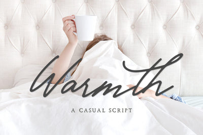 Warmth Casual Script Font Beck McCormick 