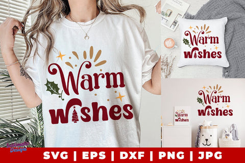 Warn Wishes SVG | Warn Wishes Sign Laser SVG | Chistmas Sign Laser SVG | Christmas Sublimation Design PNG SVG Sublimatiz Designs 