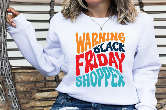 Warning Black Friday Shopper SVG orpitasn 