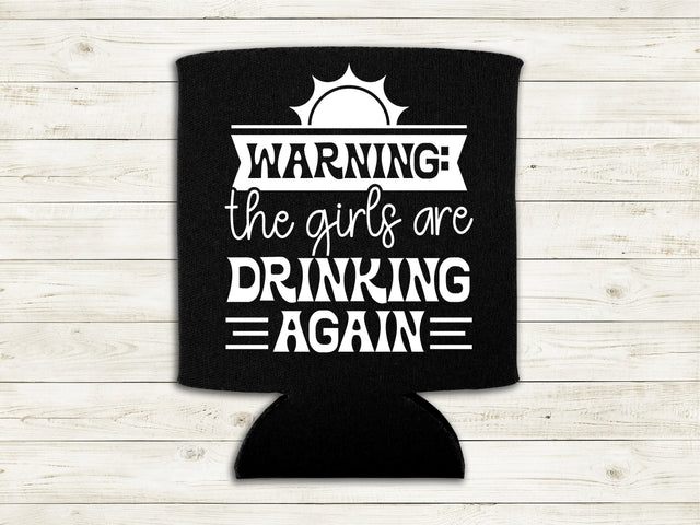 Warning Girls Drinking SVG SVG Caffeinated SVGs 