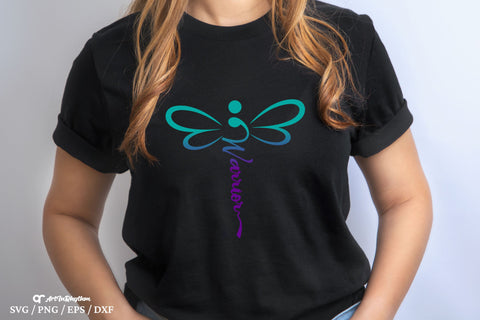 Warrior Svg, Dragonfly Svg, Suicide Prevention Awareness Svg, Suicide Awareness Svg SVG Artinrhythm shop 