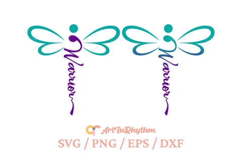Warrior Svg, Dragonfly Svg, Suicide Prevention Awareness Svg, Suicide Awareness Svg SVG Artinrhythm shop 