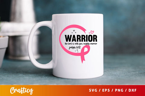 Warrior the lord is with you. mighty warrior Svg Design SVG Designangry 