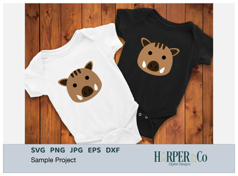 Warthog SVG PNG Cut EPS File SVG HarperNCo 