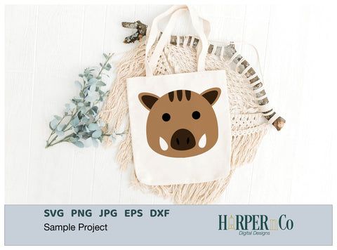 Warthog SVG PNG Cut EPS File SVG HarperNCo 