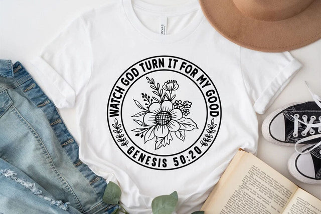 Watch God Turn It For My Good Genesis 50 20 SVG Angelina750 