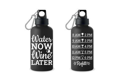 Water Now Wine Later, Water Tracker SVG SVG CraftLabSVG 