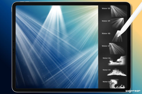 Water Procreate Brushes SVG SvgOcean 