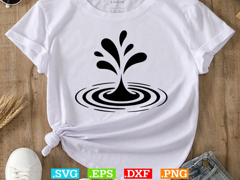 Water Ripple Svg Bundle, Splash Cut Files,Splash Silhouette SVG Creativeart88 