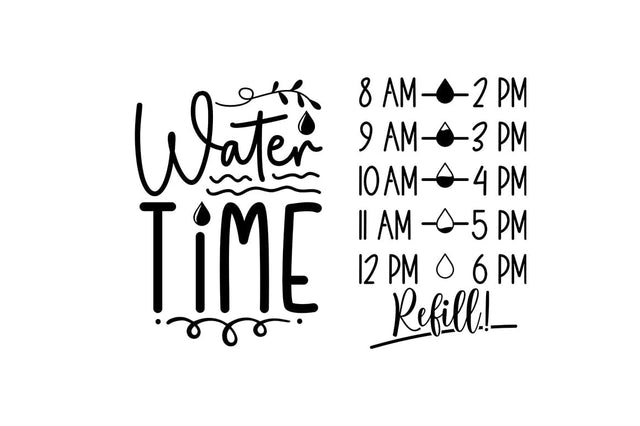 Water time SVG Design SVG Designangry 