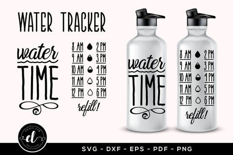 Water Time, Water Tracker SVG SVG CraftLabSVG 
