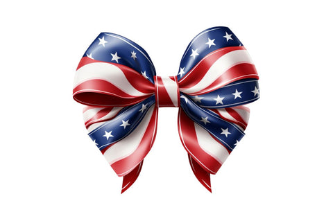 Watercolor 4th of July Big Bow Ribbon Sublimation Bundle Sublimation Designangry 