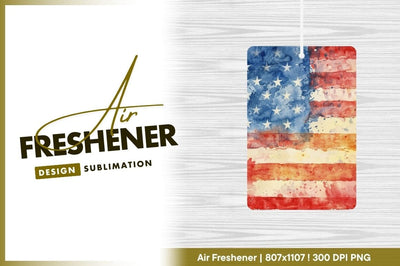 Watercolor american flag patriotic celebration illustration Sublimation Regulrcrative 