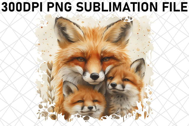 Watercolor Animal Mom & Baby Pair Sublimation Sublimation afrosvg 