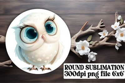 Watercolor Animal Sublimation Circles Bundle with Cute Designs Sublimation afrosvg 