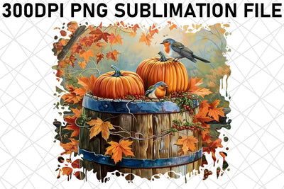 Watercolor Autumn Print Sublimation PNG Sublimation afrosvg 